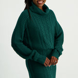 Knitted Polo Neck With Long Sleeves