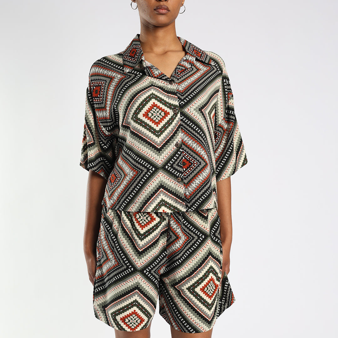 Diamond Printed Shirts