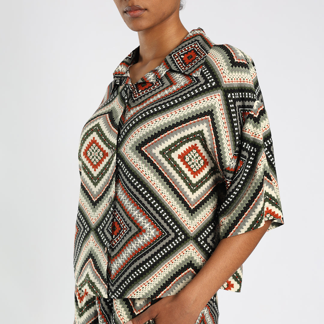 Diamond Printed Shirts