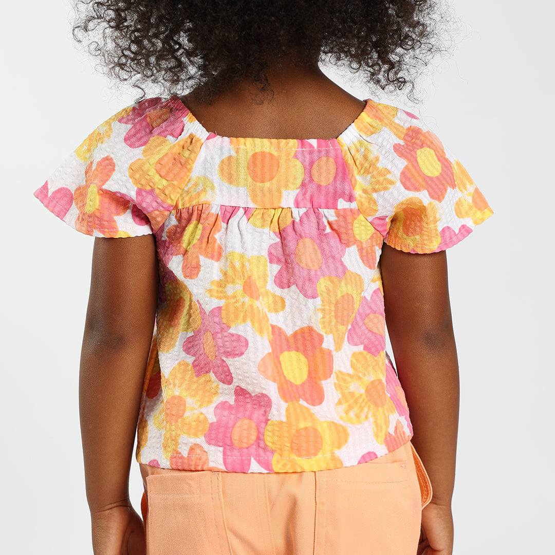 Printed Boxy Top