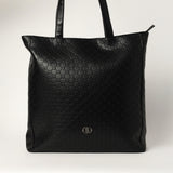 LADIES CIARRA BLACK LARGE TOTE BAG (LAPTOP COMPARTMENT)