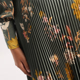 LADIES CIARRA SAGE PLEAT DETAIL SKIRT