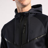 MENS ZAFF NAVY TRACK ZIP THRU JACKET