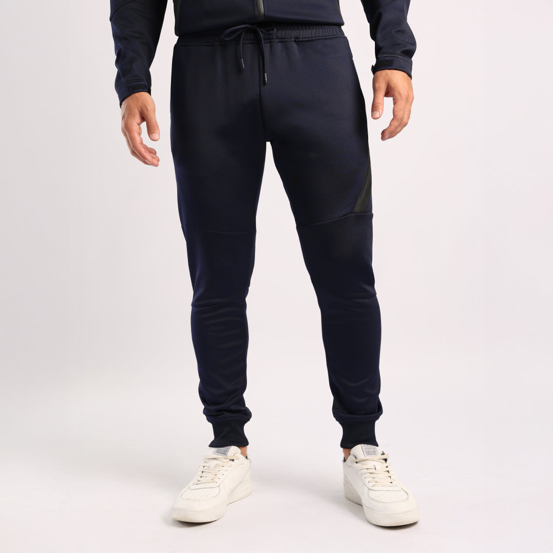 MENS ZAFF BLACK JOGGER WITH ZIP POCKETS