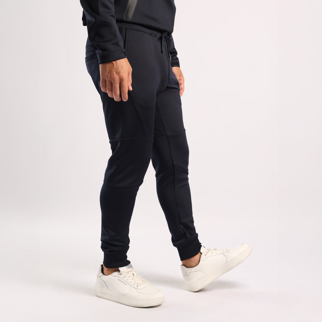 MENS ZAFF BLACK JOGGER WITH ZIP POCKETS