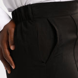 LADIES ALORA BLACK PINTUCK FORMAL PANTS