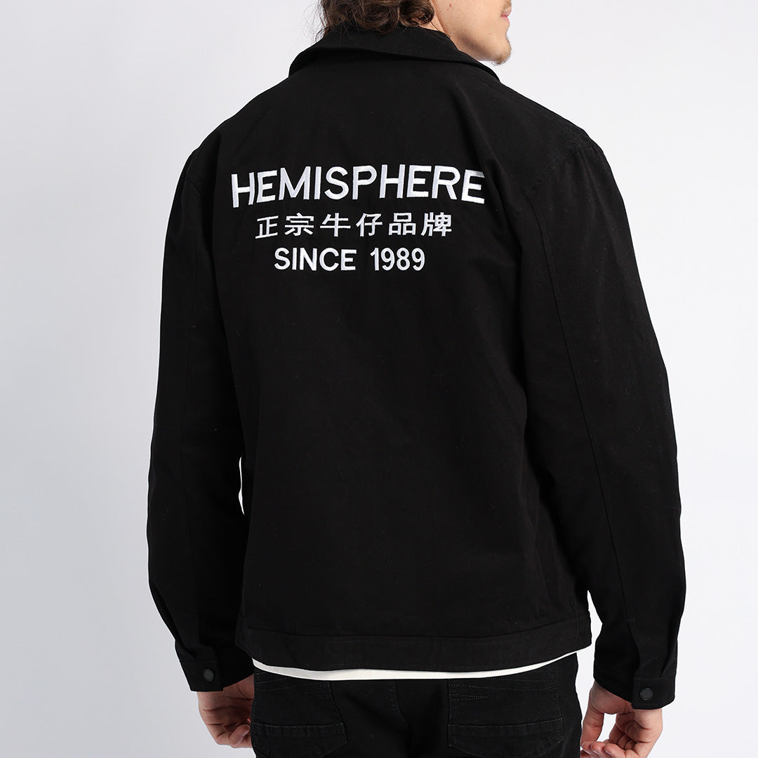 MENS HEMISPHERE BLACK SHACKET