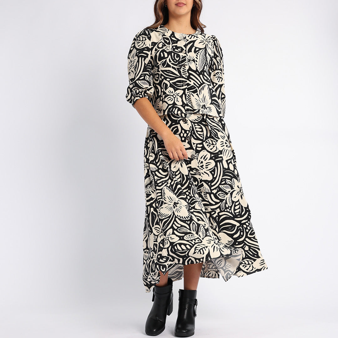 ALORA LADIES PRINTED BLOUSE