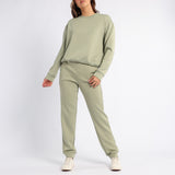 LADIES ALORA SAGE CREW NECK TR SCUBA SWEATER