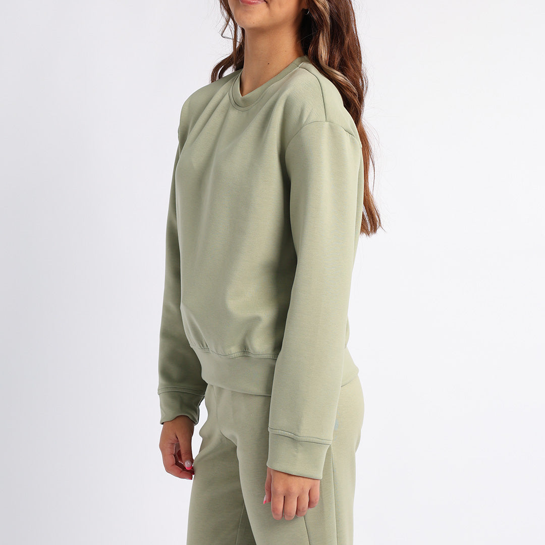 LADIES ALORA SAGE CREW NECK TR SCUBA SWEATER