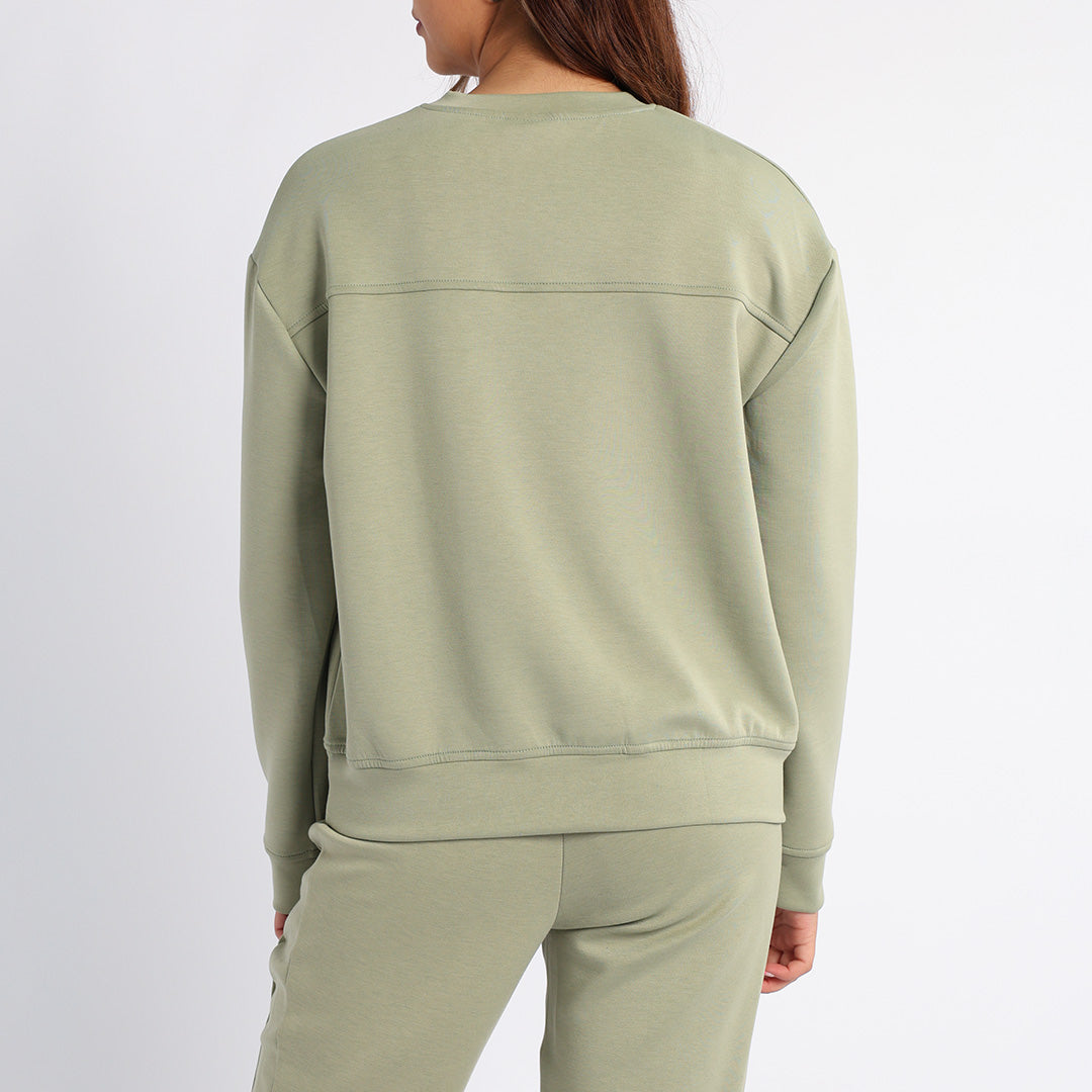 LADIES ALORA SAGE CREW NECK TR SCUBA SWEATER
