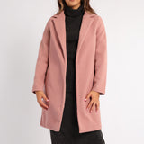ALORA LADIES PINK MELTON