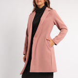 ALORA LADIES PINK MELTON
