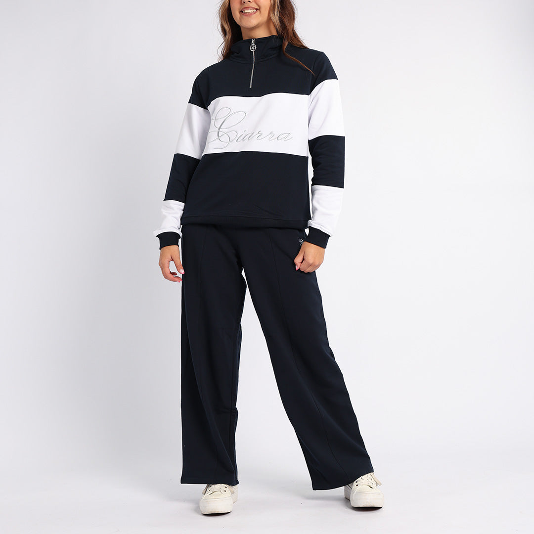 LDS COLOUR BLOCKED SWEATER