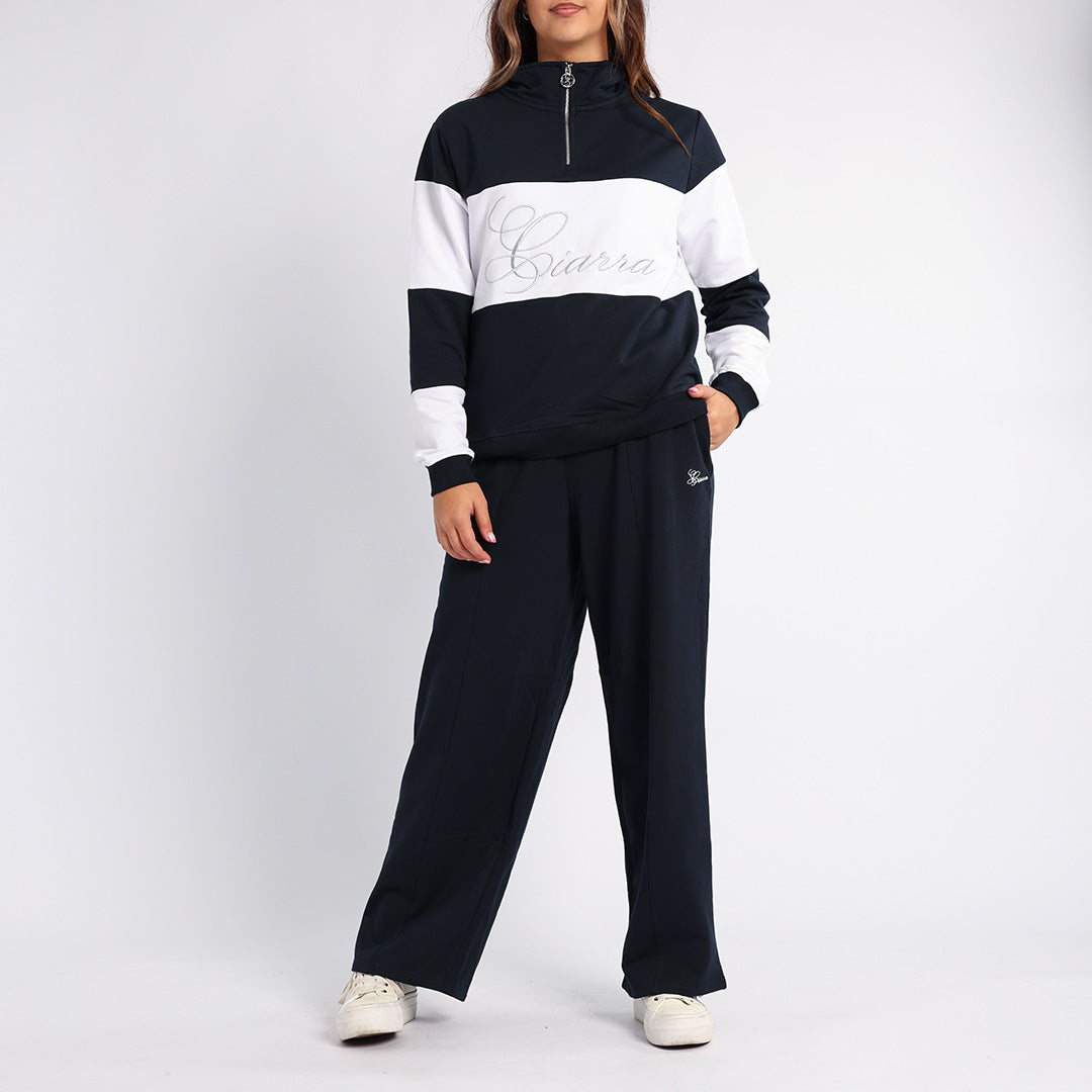 LDS COLOUR BLOCKED SWEATER