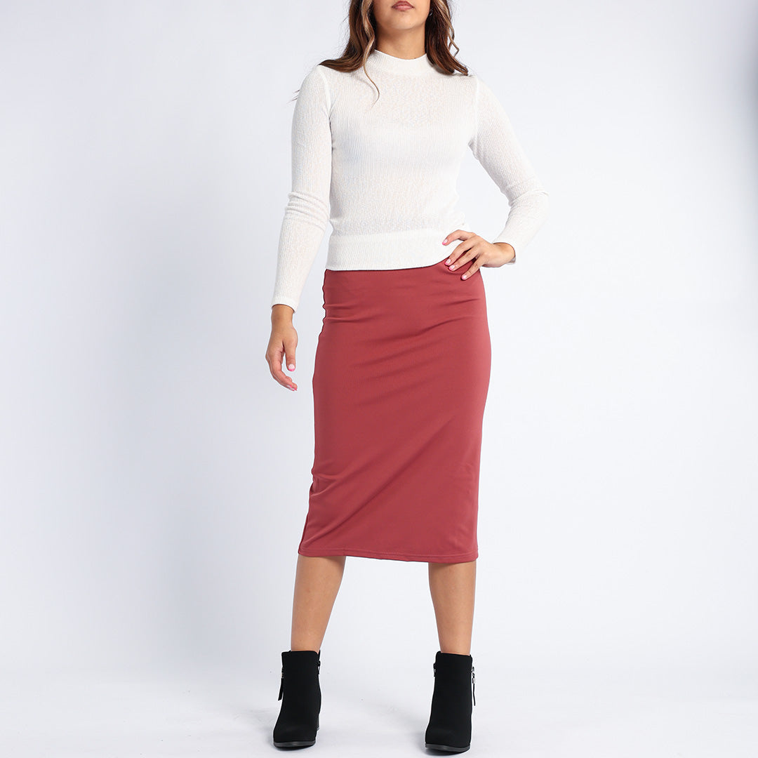 MAUVE SKIRT