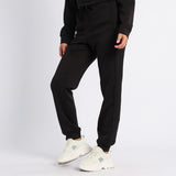 LADIES ALORA BLACK BASIC TRACK PANTS