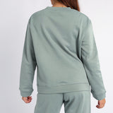 LADIES ALORA SAGE BASIC CREW NECK SWEATER