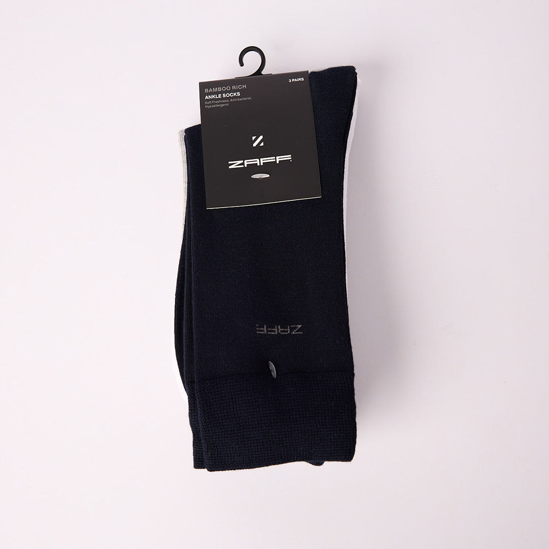3 Pack Long Socks.Z Icon Jacquard Branding