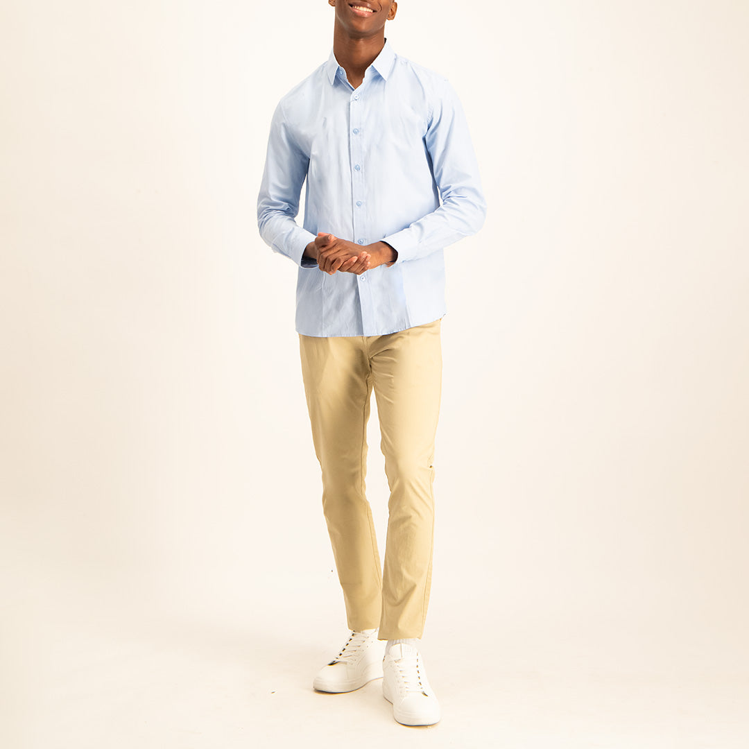 MENS ZAFF STONE SLIMFIT STRETCH CHINO (CORE)