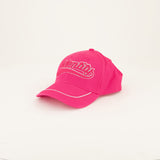 GIRLS PINK PEAK CAP ( EMBROIDED LOGO WITH LUREX DETAIL