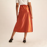 Bronze Satin Skirt