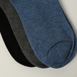 3 Pack Plain Trainer Liner Socks.Z Jacquard Branding.