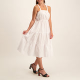Ladies white dress