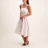Ladies white dress