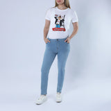 Ladies Light Blue Jean ALORA Fashion Fusion