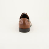 Lace Up Dress Shoe.Perforated Detail.