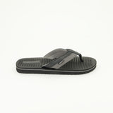Zaff black and charcoal flip flops