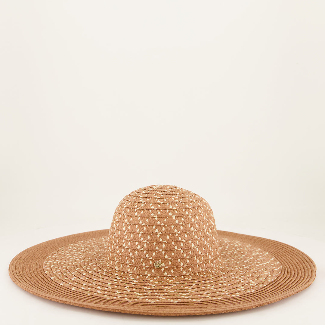 Patterned Weave Sun Hat