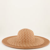 Patterned Weave Sun Hat