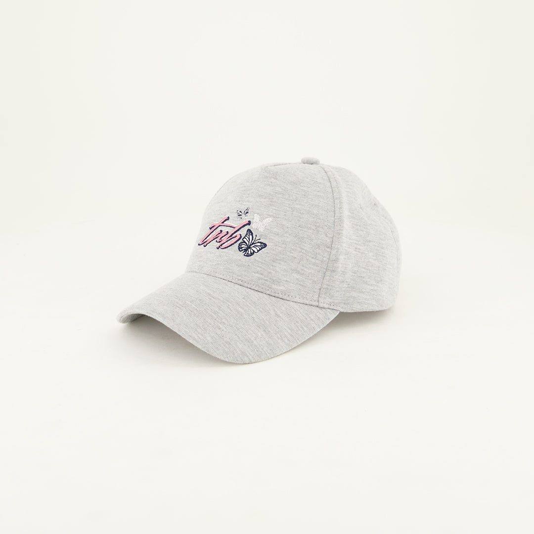Jersey Baseball Cap Bucket Hat.Frill Brim.Rose Gold Flat Embroidery.