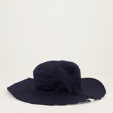 Floral Reversible Wide Brim Hat.