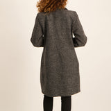 Dark grey amajarz tweed coat