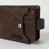 Pu Wallet.Vertical Stitch.Card Holder.