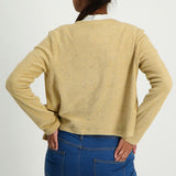 Stone ladies longsleeve sequence knit cardigan