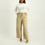 Stone/White Stripe Pant
