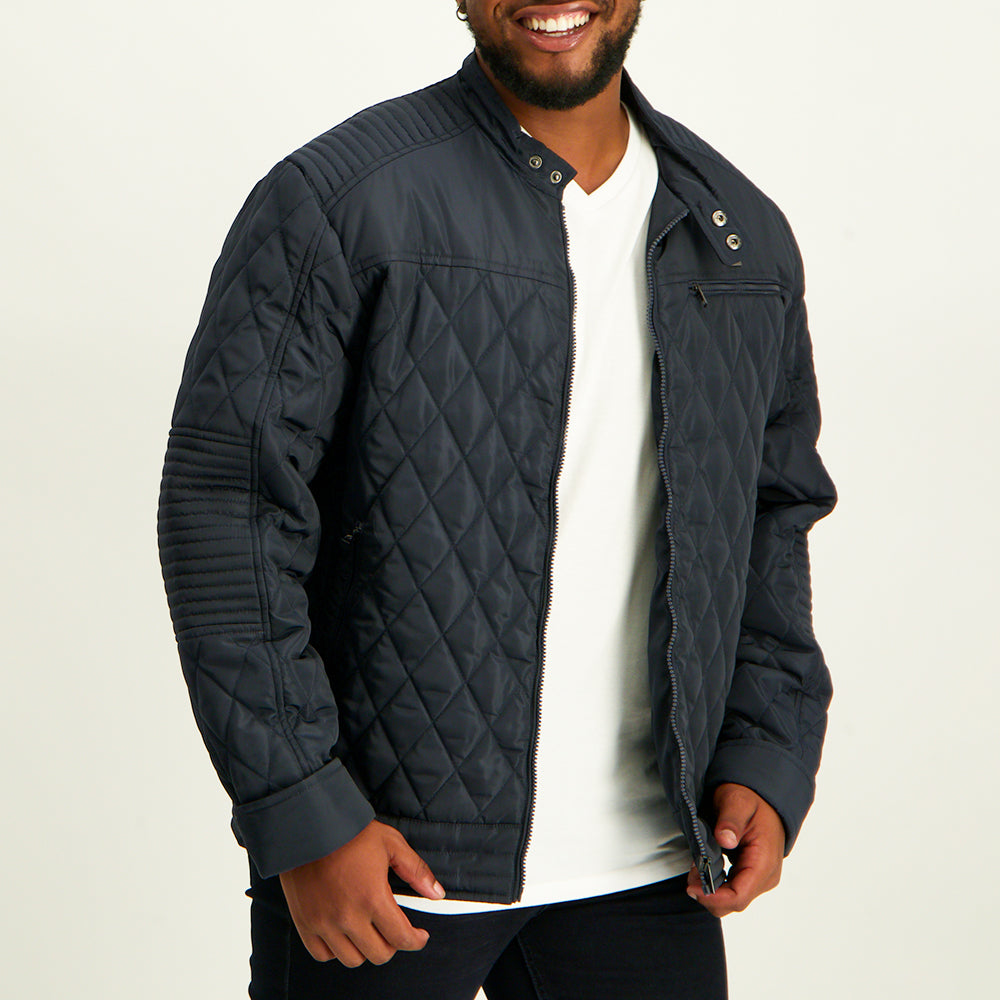 Quilted Zip-Thru Jacket