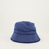 Polka dot reversible bucket hat
