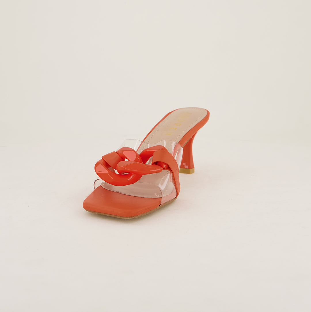 Orange Square heel