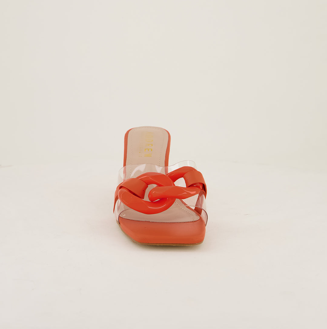 Orange Square heel