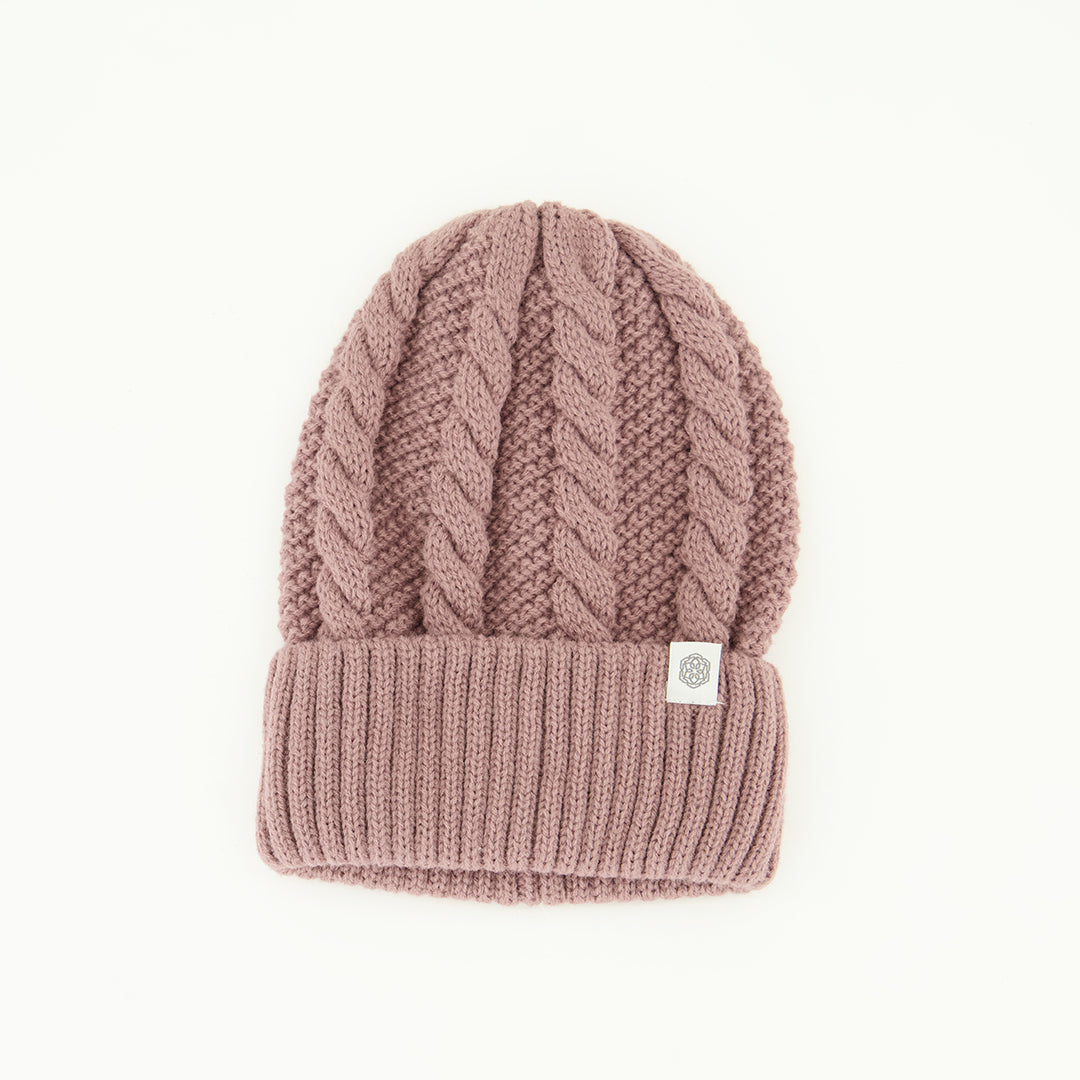 Cable Turn Up Core Beanie