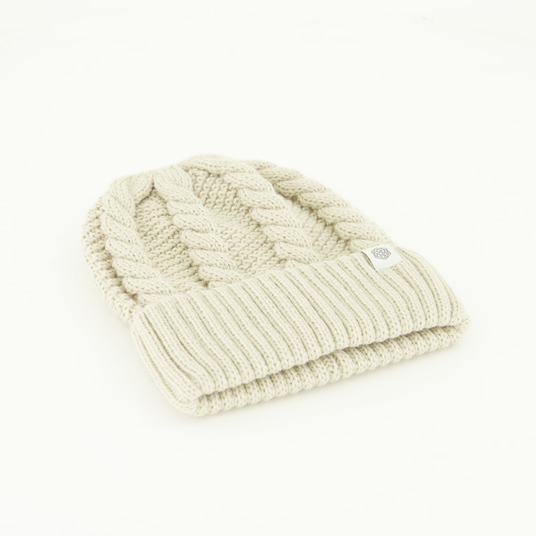 Cable Turn Up Core Beanie