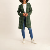 Green Check Coat