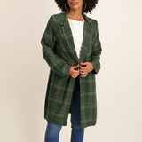 Green Check Coat