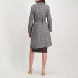 Printed Check Coat