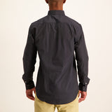 MENS ZAFF NAVY L/S SLIMFIT CORE SHIRT